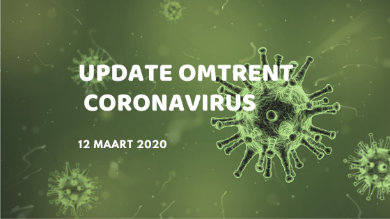 Update omtrent Coronavirus | maart 2020