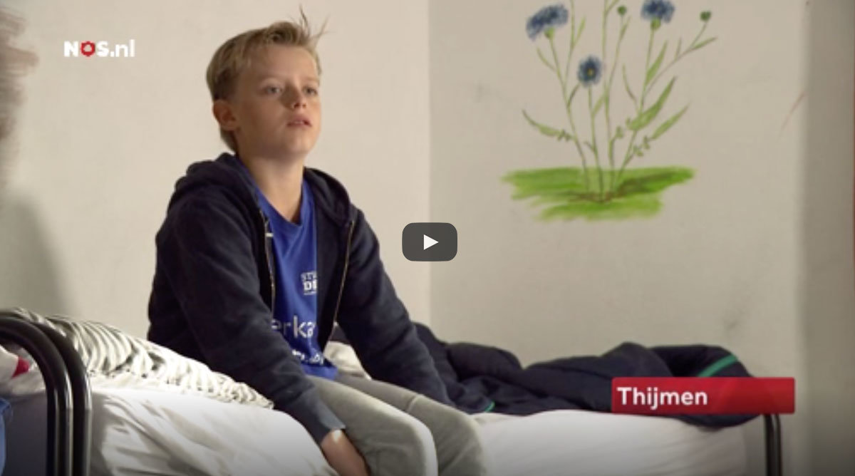 thijmen over zelfvertrouwen door kamp van Stichting De Ster