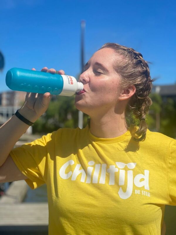 Chilltijd T-shirt - S-XXL geel